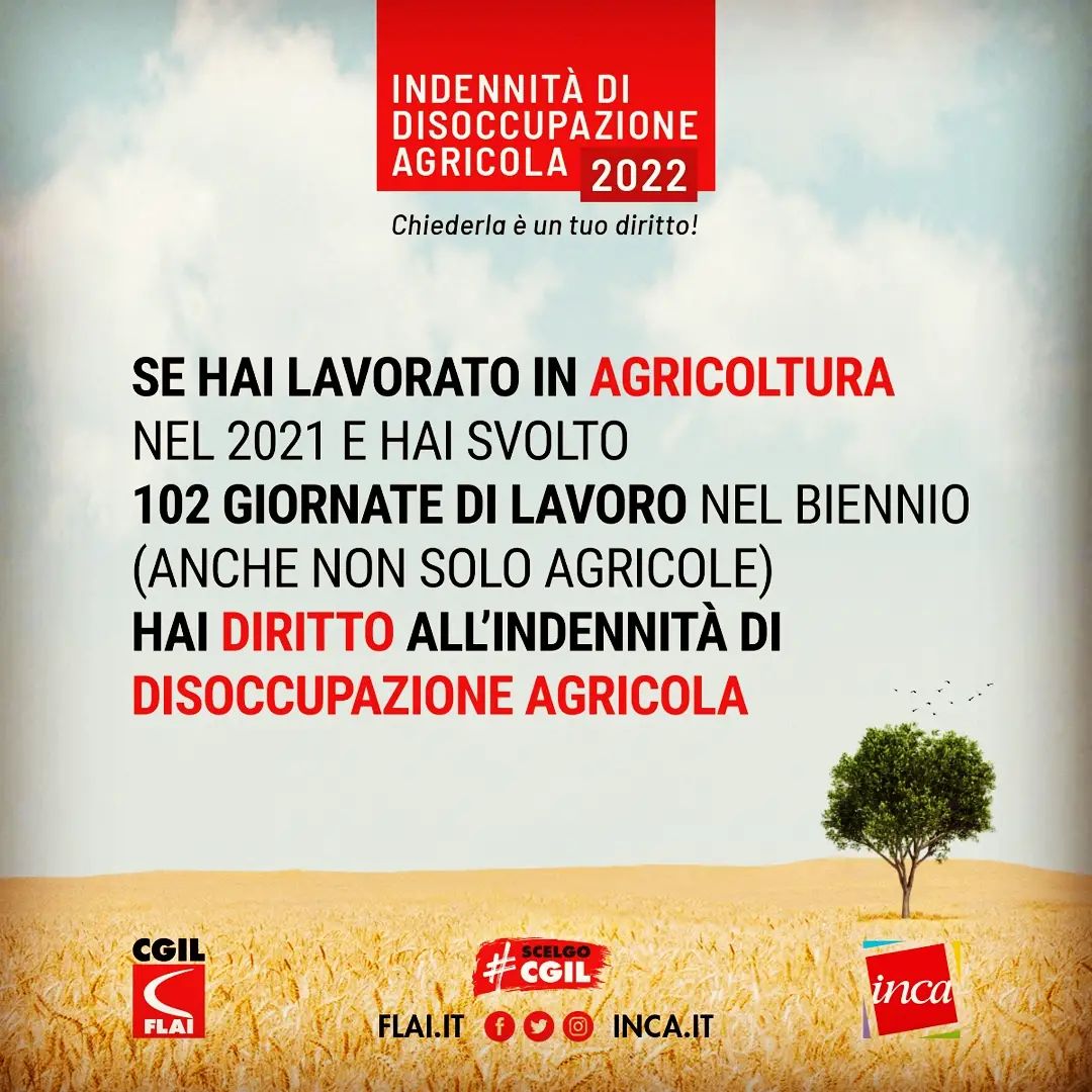 DISOCCUPAZIONE AGRICOLA 2