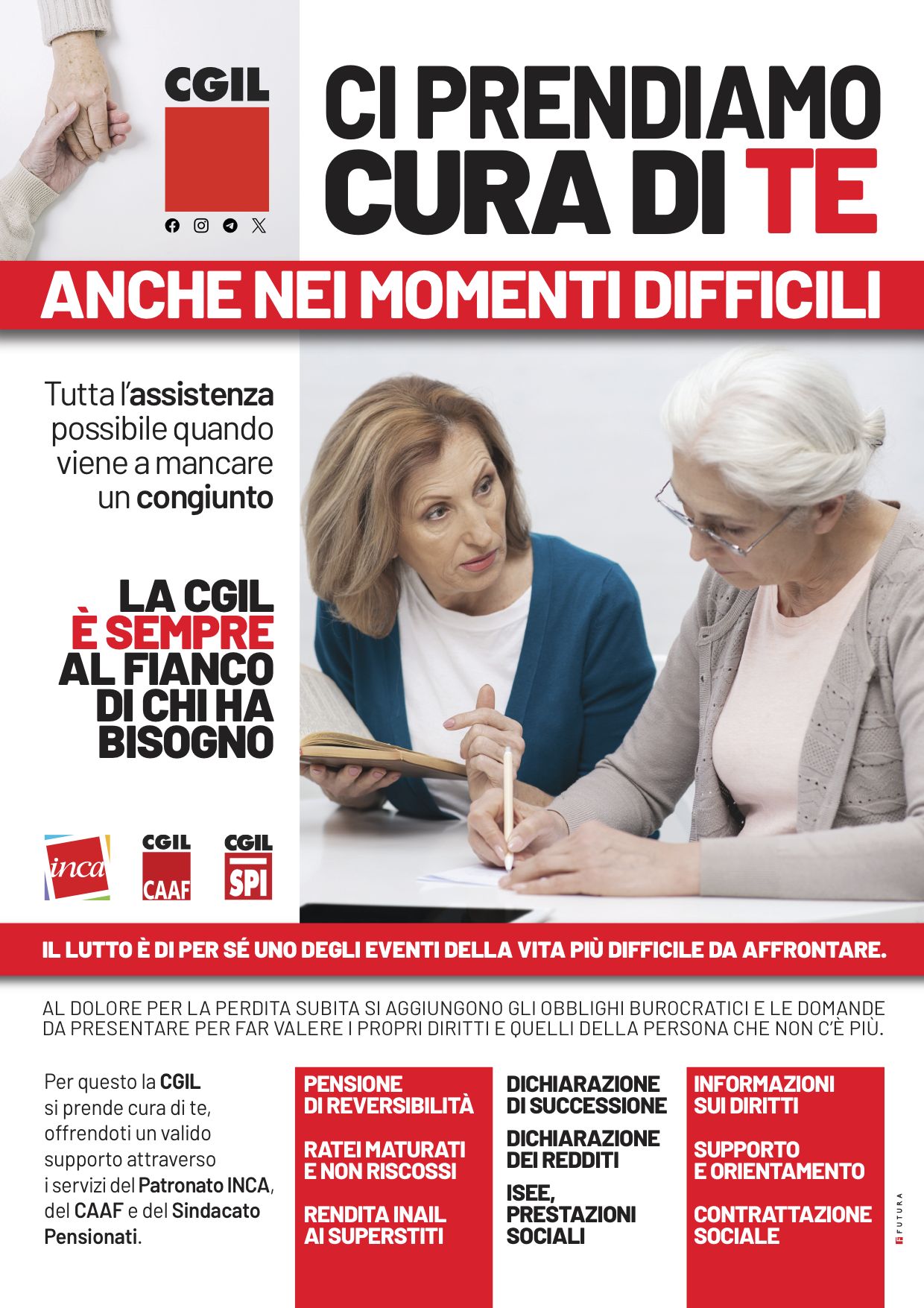 Ci prendiamo CURA di TE 2026 volantino social