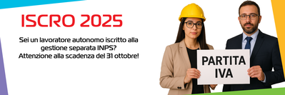 ISCRO 2025 PER LIBERO PROFESSIONISTI ISCRITTI ALLA GESTIONE SEPARATA