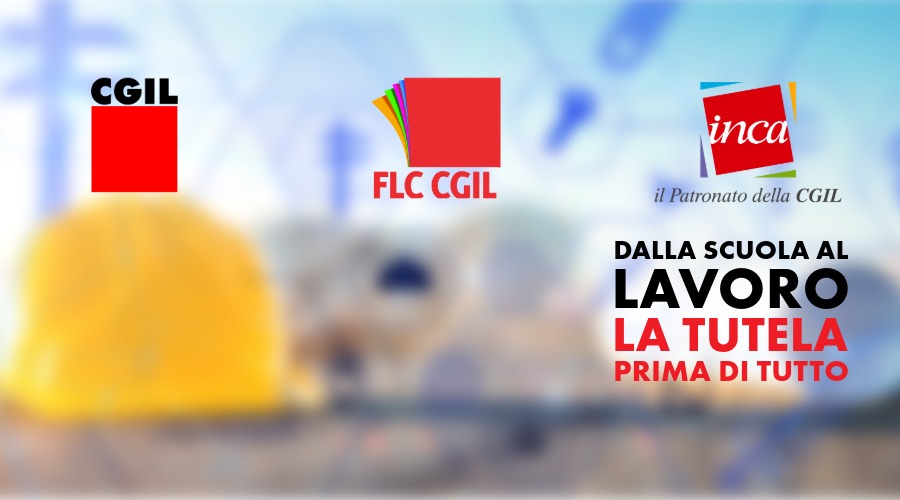 LA SICUREZZA SUL LAVORO PARTE DALLA SCUOLA: CONCORSO FLC, CGIL E INCA IN 7 CITTA'