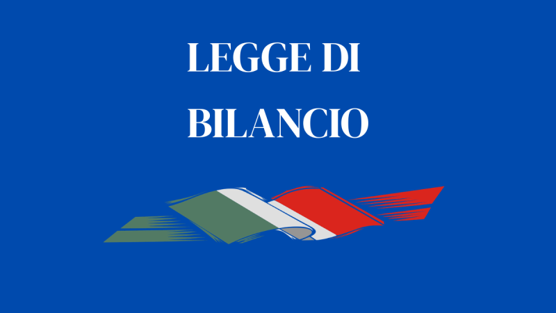 LE NOVITA' DELLA MANOVRA DI BILANCIO 2026